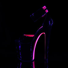 Cargar imagen en el visor de la galería, Tacones Pleaser XTREME-875TT Negro Charol Neon