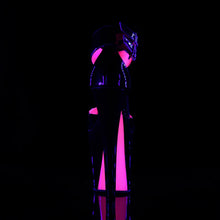 Cargar imagen en el visor de la galería, Tacones Pleaser XTREME-875TT Negro Charol Neon