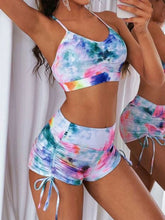 Cargar imagen en el visor de la galería, Conjunto Pole Dance Top y Short MULTICOLOR