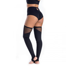 Load image into Gallery viewer, Calentadores Poledancerka ALTOS NEGRO - VIVE POLE