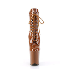 Carregar imagem no visualizador da galeria, Botas de pole dance PLEASER FLAMINGO 1020 - PATENT CARAMEL