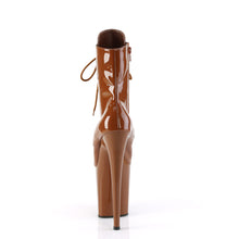 Carregar imagem no visualizador da galeria, Botas de pole dance PLEASER FLAMINGO 1020 - PATENT CARAMEL