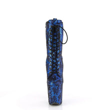 Load image into Gallery viewer, Pole Dance Boots PLEASER FLAMINGO 1040 SPF BLUE SNAKE