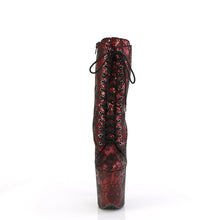 Load image into Gallery viewer, Pole Dance Boots PLEASER FLAMINGO 1040 SPF RED SNAKE