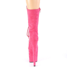 Cargar imagen en el visor de la galería, Botas Pole Dance PLEASER FLAMINGO 1050 FUCSIA ROSA TERCIOPELO - 24/48 HRS