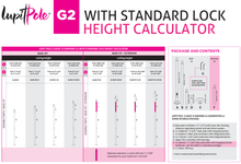 Cargar imagen en el visor de la galería, Barra Pole Dance LUPIT POLE CLASSIC G2 POWDER COATED 45mm - VIVE POLE