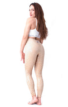 Carregar imagem no visualizador da galeria, Leggings pegajosas de pole dance SUPERHERO V-STRING LEOPARD NUDE PARADISE CHICK