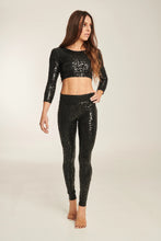 Load image into Gallery viewer, Pole Leggings Sticky High Waist Leopard Black | Envío 24–48 h