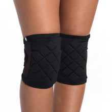 Load image into Gallery viewer, BLACK Poledancerka knee pads with pocket - 24/48HRS