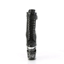 Load image into Gallery viewer, Pole Dance Boots PLEASER RAPTURE 1020STR Black Matte Silver