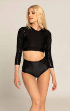 Cargar imagen en el visor de la galería, Short ULTRA GRIP Superhero – Leopard Black (negro) – Paradise Chick