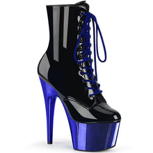 Cargar imagen en el visor de la galería, Botas Pole Dance PLEASER ADORE - AZUL CROMADO