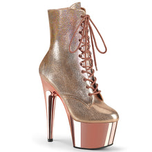 Carregar imagem no visualizador da galeria, PLEASER ADORE Botas de pole dance - CHROME GOLD