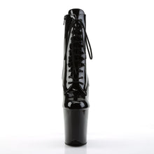 Cargar imagen en el visor de la galería, Botas Pole Dance PLEASER FLAMINGO 1020 - NEGRO BRILLANTE - 24/48HRS - VIVE POLE