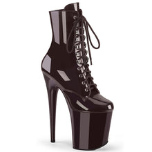 Carregar imagem no visualizador da galeria, Botas de pole dance PLEASER FLAMINGO 1020 - PATENT COFFEE