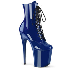 Carregar imagem no visualizador da galeria, Botas de pole dance PLEASER FLAMINGO 1020 - PATENT BLUE