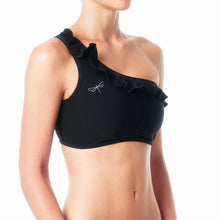 Load image into Gallery viewer, Carmen top with Dragonfly ruffles