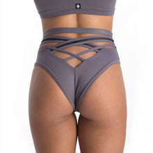 Load image into Gallery viewer, Short Poledancerka X High Leg Bottom Grey GRIS - VIVE POLE