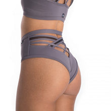 Load image into Gallery viewer, Short Poledancerka X High Leg Bottom Grey GRIS - VIVE POLE