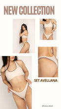 Cargar imagen en el visor de la galería, Set Pole Dance KAIA Wear Avellana · Beige Bicolor
