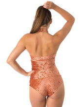 Carregar imagem no visualizador da galeria, Top Lisette de veludo Dragonfly
