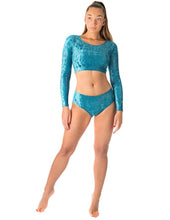 Carregar imagem no visualizador da galeria, Short Hot Pants de Pole Dance Veludo Libélula
