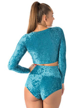 Load image into Gallery viewer, Dragonfly Pavi Velvet Sports Top
