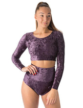 Load image into Gallery viewer, Dragonfly Pavi Velvet Sports Top
