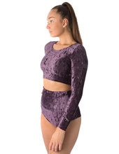 Load image into Gallery viewer, Dragonfly Pavi Velvet Sports Top
