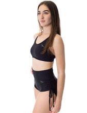 Load image into Gallery viewer, Pole Dance Short Emma Dragonfly Black 24/48 Hrs
