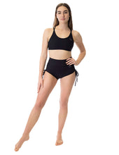 Load image into Gallery viewer, Pole Dance Short Emma Dragonfly Black 24/48 Hrs

