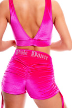 Load image into Gallery viewer, RAD Polewear - Eve top glitter Blue
