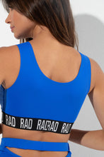 Load image into Gallery viewer, RAD Polewear - Eve top glitter Blue
