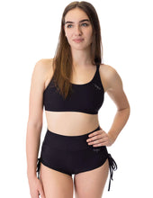 Load image into Gallery viewer, Pole Dance Short Emma Dragonfly Black 24/48 Hrs
