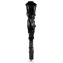 Cargar imagen en el visor de la galería, Botas Pole Dance PLEASER FLAM3028 NEGRO CHAROL 24/48 HRS
