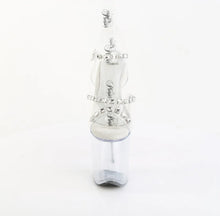Carregar imagem no visualizador da galeria, Sandália Pole Dance Pleaser FLAMINGO-808PREM-STN Transparente 20 cm
