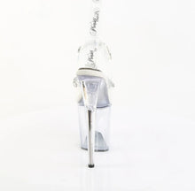 Carregar imagem no visualizador da galeria, Sandália Pole Dance Pleaser FLAMINGO-808PREM-STN Transparente 20 cm
