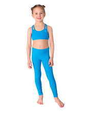 Load image into Gallery viewer, Leggings niña Flora Dragonfly - azure
