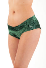 Load image into Gallery viewer, Pole Dance Short Hot Pants Velvet Dragonfly
