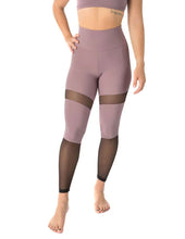 Load image into Gallery viewer, Leggings Barbara Mesh Dragonfly - lilac / mesh

