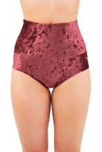 Load image into Gallery viewer, Betty Velvet Dragonfly High Waist Shorts
