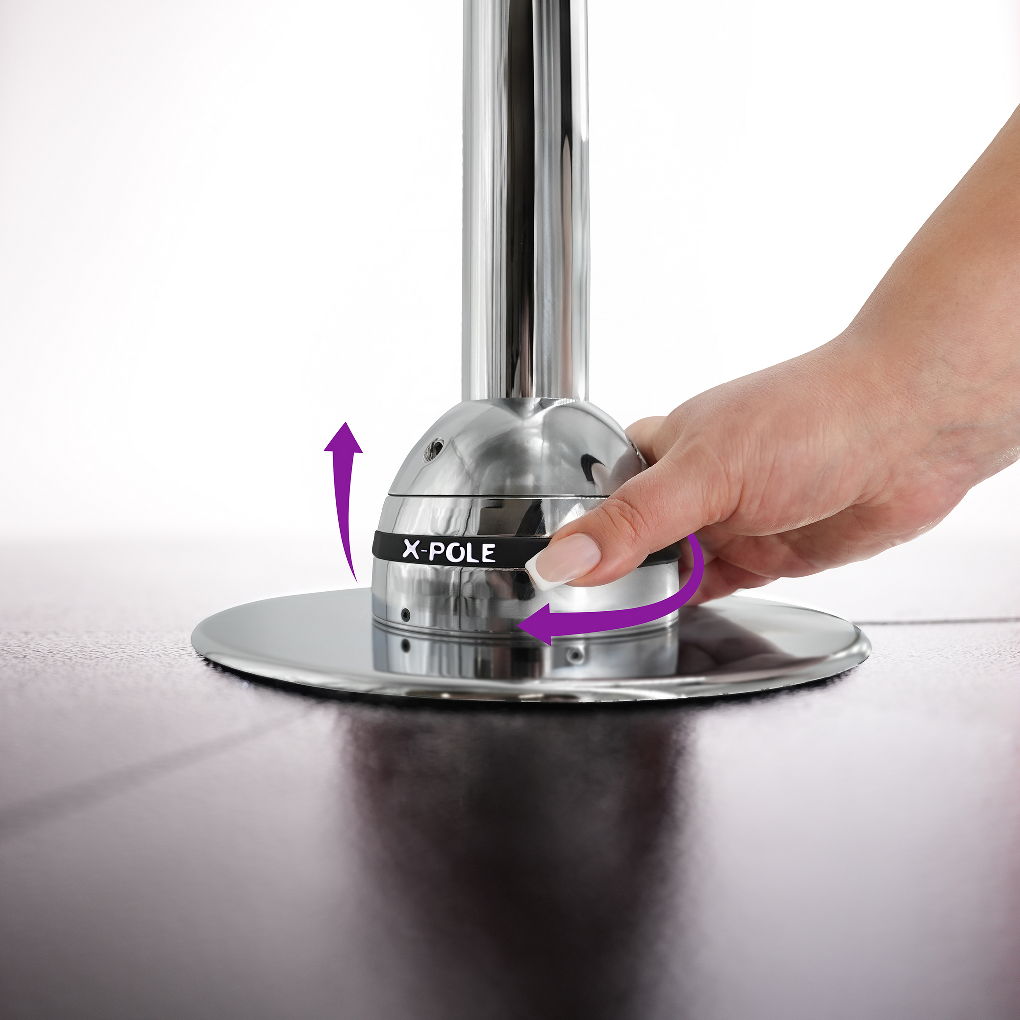 X-POLE X-STAGE PRO con X-LOCK – cambio giro/estático instantáneo