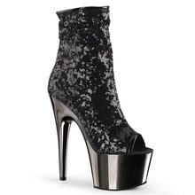 Carregar imagem no visualizador da galeria, Tacones Pleaser ADORE-1008SQ Negro Sequins Dark
