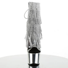 Carregar imagem no visualizador da galeria, Tacones Pleaser ADORE-1017RSF Transparente Plata Cromo
