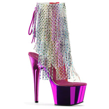 Carregar imagem no visualizador da galeria, Tacones Pleaser ADORE-1017RSF Transparente Fuchsia Cromo
