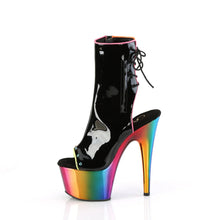 Load image into Gallery viewer, Tacones Pleaser ADORE-1018RC-02 Negro Charol Rainbow
