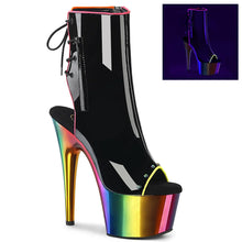 Load image into Gallery viewer, Tacones Pleaser ADORE-1018RC-02 Negro Charol Rainbow
