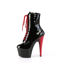 Carregar imagem no visualizador da galeria, Botas Pleaser ADORE-1020 - Verniz preto / Preto-Vermelho
