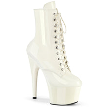 Load image into Gallery viewer, Pleaser ADORE-1020 Boots - Off-White Patent / Off-White
