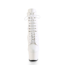 Load image into Gallery viewer, Pleaser ADORE-1020 Boots - White Faux Leather / White Matte

